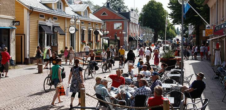 Centrumlagenhet Med Egen Bastu Mariehamn Exterior photo